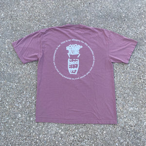 Lifetime of a Flower Tee - Mauve