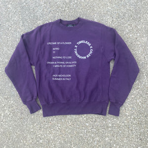 1/1 Crewneck Small Purple