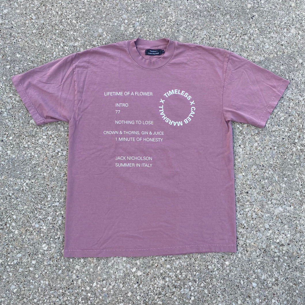 Lifetime of a Flower Tee - Mauve